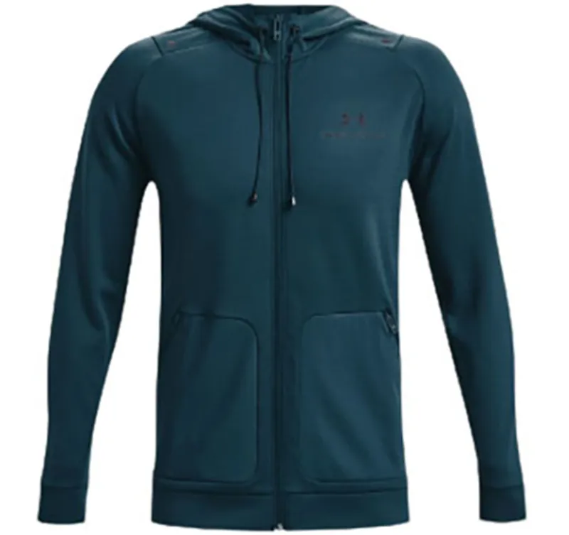 Under Armour Men's UA RUSH All Purpose Full-Zip Hoodie Blue